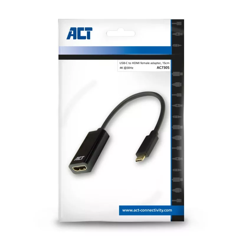USB-C uz HDMI adapteris ACT AC7305