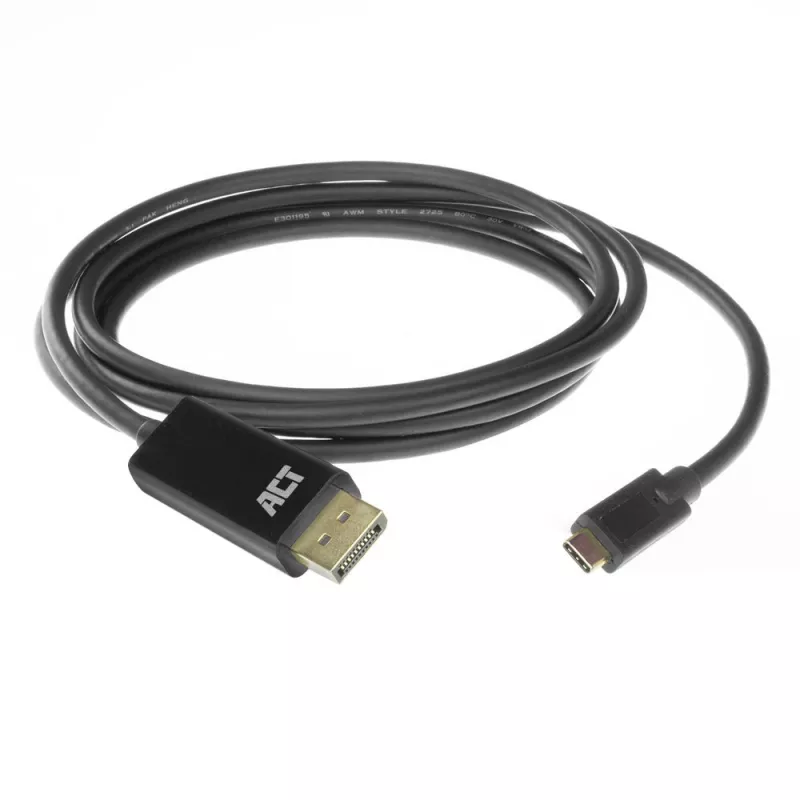 ACT AC7325 USB-C uz DisplayPort kabelis 2 m
