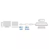 ACT USB 3.0 kabelis OTG USB-C vīriešu uz USB-A sieviešu 0.2m 5 Gbit/s