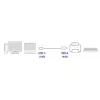 ACT USB 2.0 kabelis USB-A uz USB-C 1 metrs AC7350