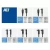 ACT USB 3.0 leņķa USB-C kabelis 2 m 5 Gbit/s Melns