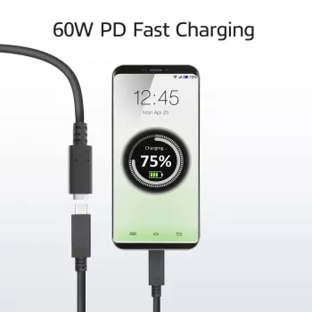 ACT USB 3.0 pagarinātājvads USB-C 2 m 5 Gbit/s Melns