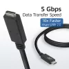 ACT USB 3.0 pagarinātājvads USB-C 2 m 5 Gbit/s Melns