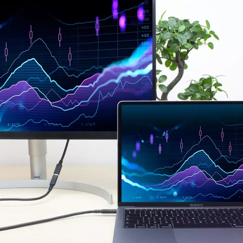 ACT USB 3.0 pagarinātājvads USB-C 2 m 5 Gbit/s Melns