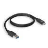 ACT USB 3.0 kabelis USB-A uz USB-C 1 m 5 Gbit/s Melns
