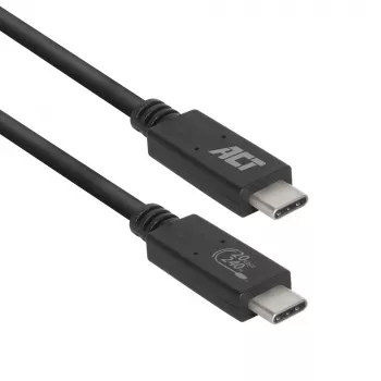 ACT USB4 20Gbps kabelis, USB-C, USB-IF sertificēts, 1 m