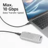 ACT AC7442 USB-C kabelis 2m 10Gbps 60W Melns