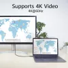 ACT AC7442 USB-C kabelis 2m 10Gbps 60W Melns