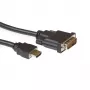 ACT AC7520 HDMI-DVI-D adaptera kabelis 2 m, HDMI A vīrišķais - DVI-D single link vīrišķais 18+1