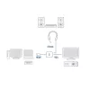 ACT AC7535 HDMI–VGA adapteris ar audio, 0.15 m