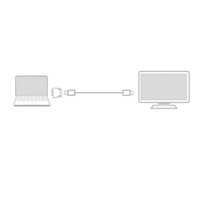 ACT AC7565 DVI-D vīrišķais uz HDMI A sievišķo adapteris
