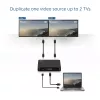 ACT 4K HDMI 1.4 sadalītājs 2 porti 3840 x 2160 pikseļi Melns