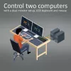 ACT 2-Portu Dual HDMI 4K@60Hz KVM slēdzis, USB 3.2 Gen1 (USB 3.0)