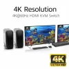 ACT 2-Portu Dual HDMI 4K@60Hz KVM slēdzis, USB 3.2 Gen1 (USB 3.0)