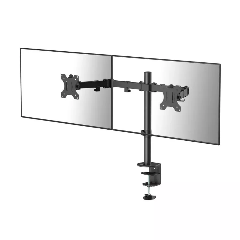 ACT Divu monitoru stiprinājums AC8302, skava/caururbšana, 16 kg, 10-32 collas