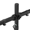 ACT Divu monitoru stiprinājums AC8302, skava/caururbšana, 16 kg, 10-32 collas