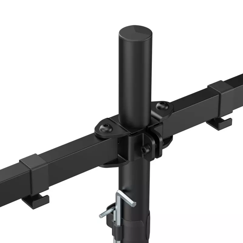 ACT Divu monitoru stiprinājums AC8302, skava/caururbšana, 16 kg, 10-32 collas