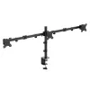 ACT Trīskāršs monitora stiprinājums Skava/Caurums 30 kg 13-27 collas