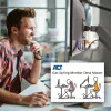 ACT gāzatsperes monitora roka AC8311 melna, skavas/caururbšanas stiprinājums, 9 kg