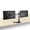 ACT brīvi stāvošs divu monitoru rokturis AC8320, max svars 16 kg, min ekrāns 33 cm, max ekrāns 81,3 cm