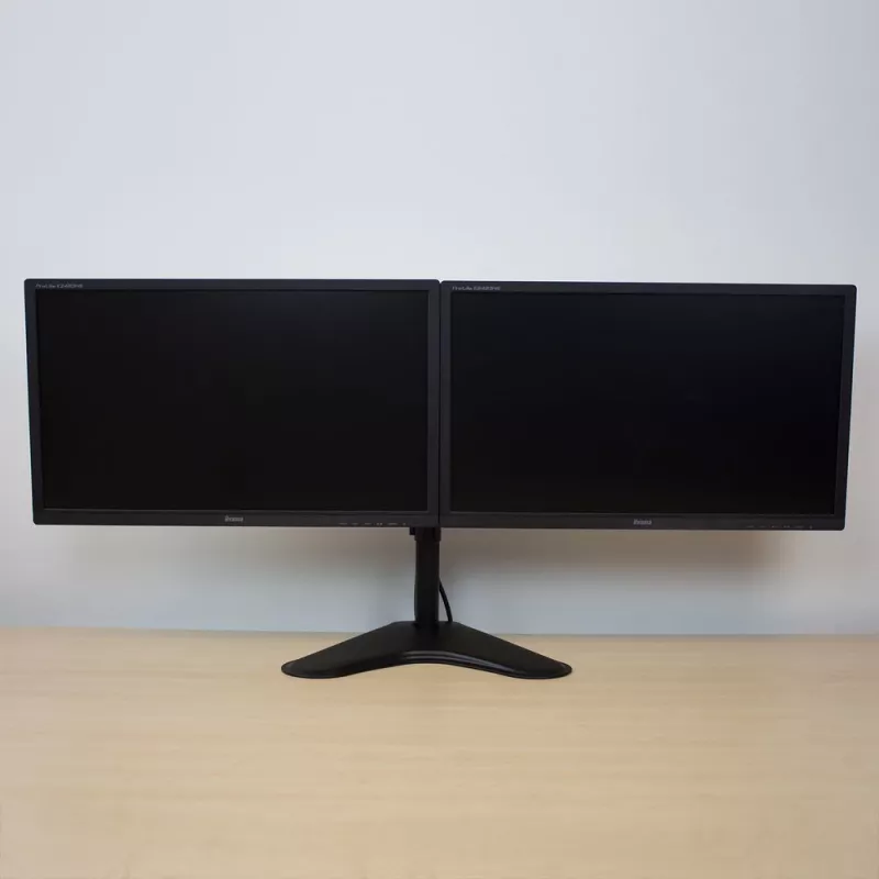 ACT brīvi stāvošs divu monitoru rokturis AC8320, max svars 16 kg, min ekrāns 33 cm, max ekrāns 81,3 cm