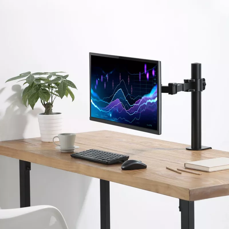 ACT viena monitora rokas stiprinājums office solid pro Clamp/Caurstiprinājums 12 kg 10-32 collas