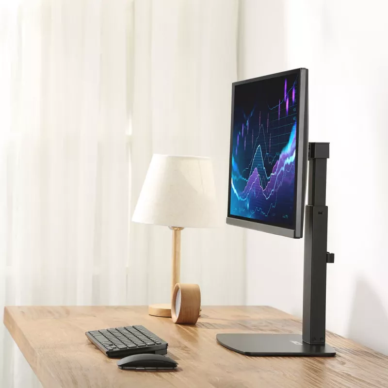 ACT Brīvi stāvoša gāzatsperes monitora roka 7 kg 10–32 collām