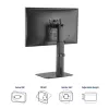 ACT Brīvi stāvoša gāzatsperes monitora roka 7 kg 10–32 collām