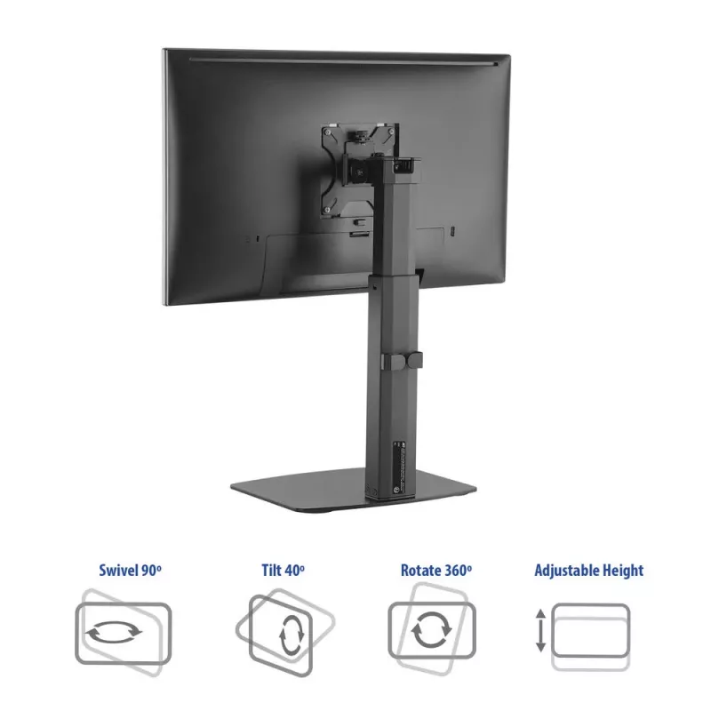 ACT Brīvi stāvoša gāzatsperes monitora roka 7 kg 10–32 collām