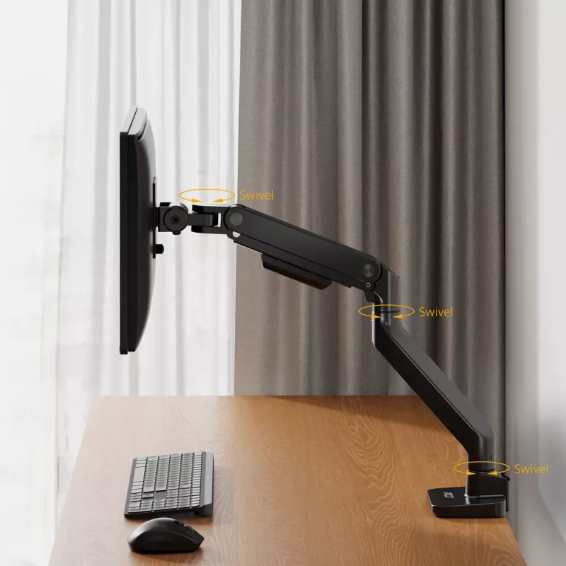 ACT Monitor roka 49 collu biroja premium gāzes atspere 1 monitors Clamp/Grommet 20 kg