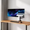 ACT AC8341 Laptop un monitora rokas stiprinājums ar gāzes atsperi, melns, līdz 49 collām
