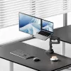 ACT AC8341 Laptop un monitora rokas stiprinājums ar gāzes atsperi, melns, līdz 49 collām