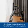 ACT monitora roka 35 collu biroja premium, gāzes atspere, 2 monitoriem