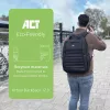 ACT Urban mugursoma klēpjdatoram 17,3 collas, izgatavota no pārstrādātām plastmasas pudelēm