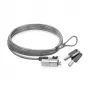 ACT Wedge Laptop Lock ar atslēgām Metālisks 2m kabelis