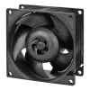 Ventilators ARCTIC S8038-7K 80 mm Gaisa plūsma 118.93 m³/h Divkāršais lodīšu gultnis
