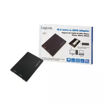 Interfeisa karte LogiLink AD0019 – M.2 SSD uz 2.5 inch SATA adapteris