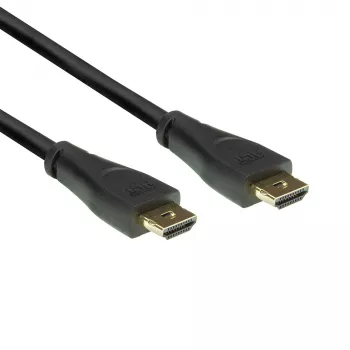 ACT 0.90 m HDMI 4K Premium Certified bloķējošs kabelis v2.0 HDMI-A tēviņš - HDMI-A tēviņš