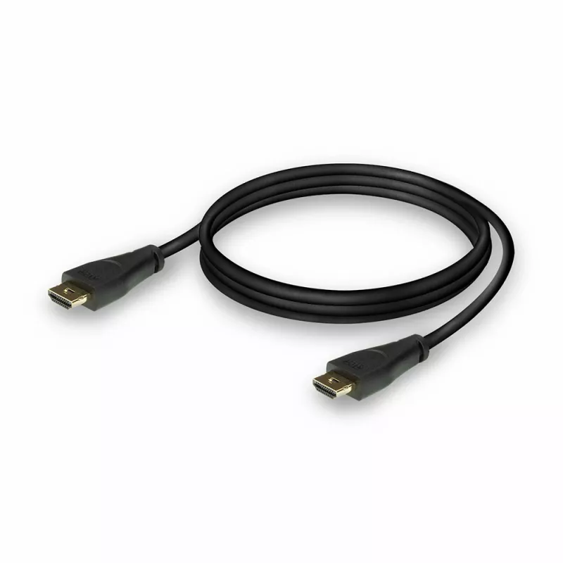 ACT 0.90 m HDMI 4K Premium Certified bloķējošs kabelis v2.0 HDMI-A tēviņš - HDMI-A tēviņš