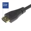 ACT 0.90 m HDMI 4K Premium Certified bloķējošs kabelis v2.0 HDMI-A tēviņš - HDMI-A tēviņš