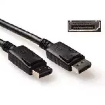 DisplayPort kabelis vīrietis-vīrietis ACT AK3980 2 metri, 20. kontakts pievienots