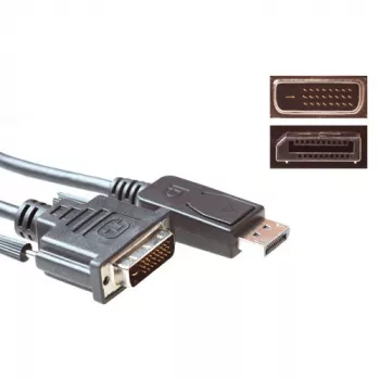ACT adaptera kabelis DisplayPort vīrietis uz DVI-D vīrietis, 1.8 m