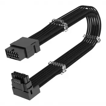 Akasa G-Nexus PX16 12+4-pin 90° 12VHPWR pagarinātājs Melns 0.3m