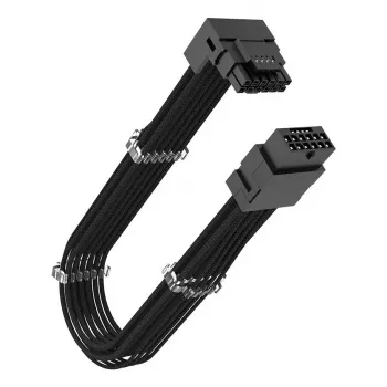Akasa G-Nexus PX16 12+4-pin 90° 12VHPWR pagarinātājs Melns 0.3m