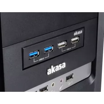 Akasa InterConnect S AK-ICR-12V3 – priekšējā paneļa USB savienotājs 3.5 inch nodalījumam