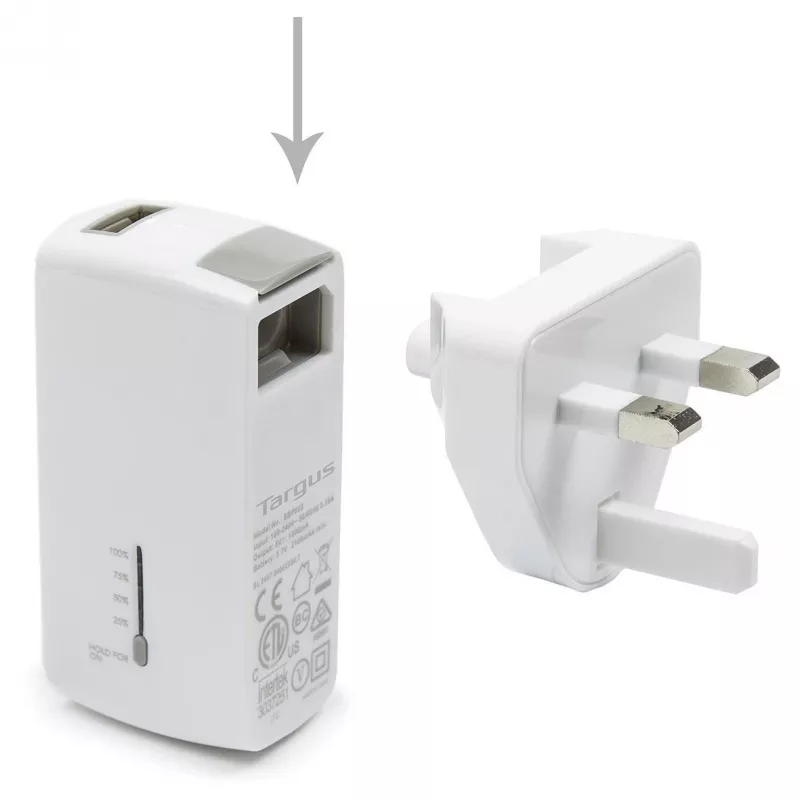 Targus APD752EU ārējais akumulators 2100 mAh Balts