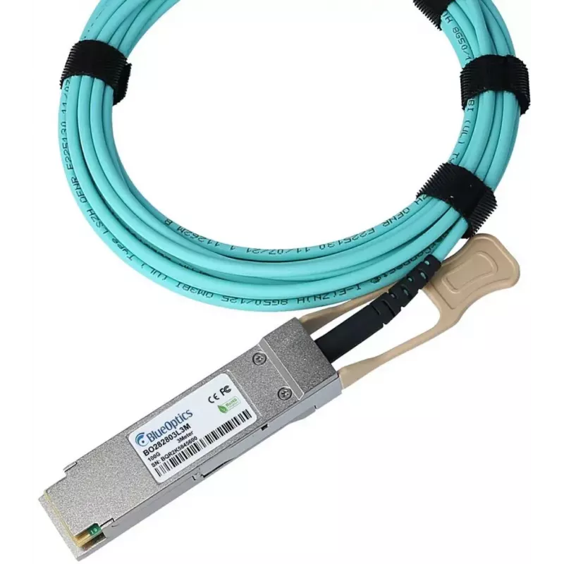 BlueOptics AV1N-BO InfiniBand/optiskās šķiedras kabelis 7 m QSFP28 vīriešu/vīriešu