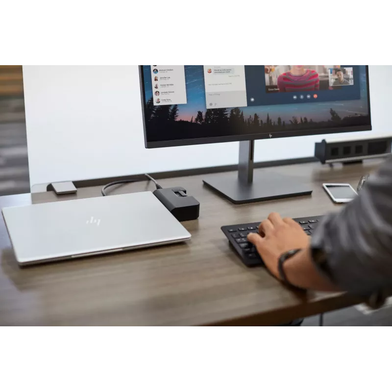 HP UltraSlim Docking Station Melns