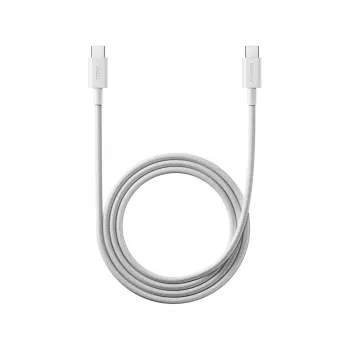 USB-C uz USB-C kabelis Xiaomi BHR087KGL 1 m, USB 2.0, 0.48 Gbit/s, Balts