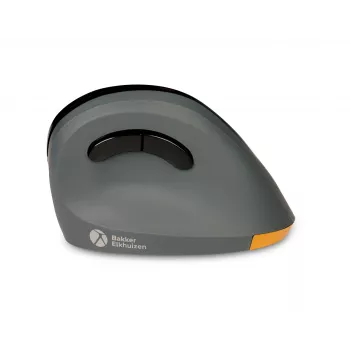 BakkerElkhuizen PRF Mouse Wireless vertikālā pele, melna/pelēka, labai rokai, bezvadu